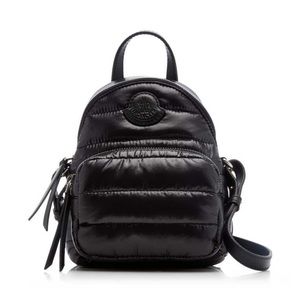 NWT 🏷️Moncler Kilia Small Mini Nylon Backpack Crossbody Bag in Black MSRP $600